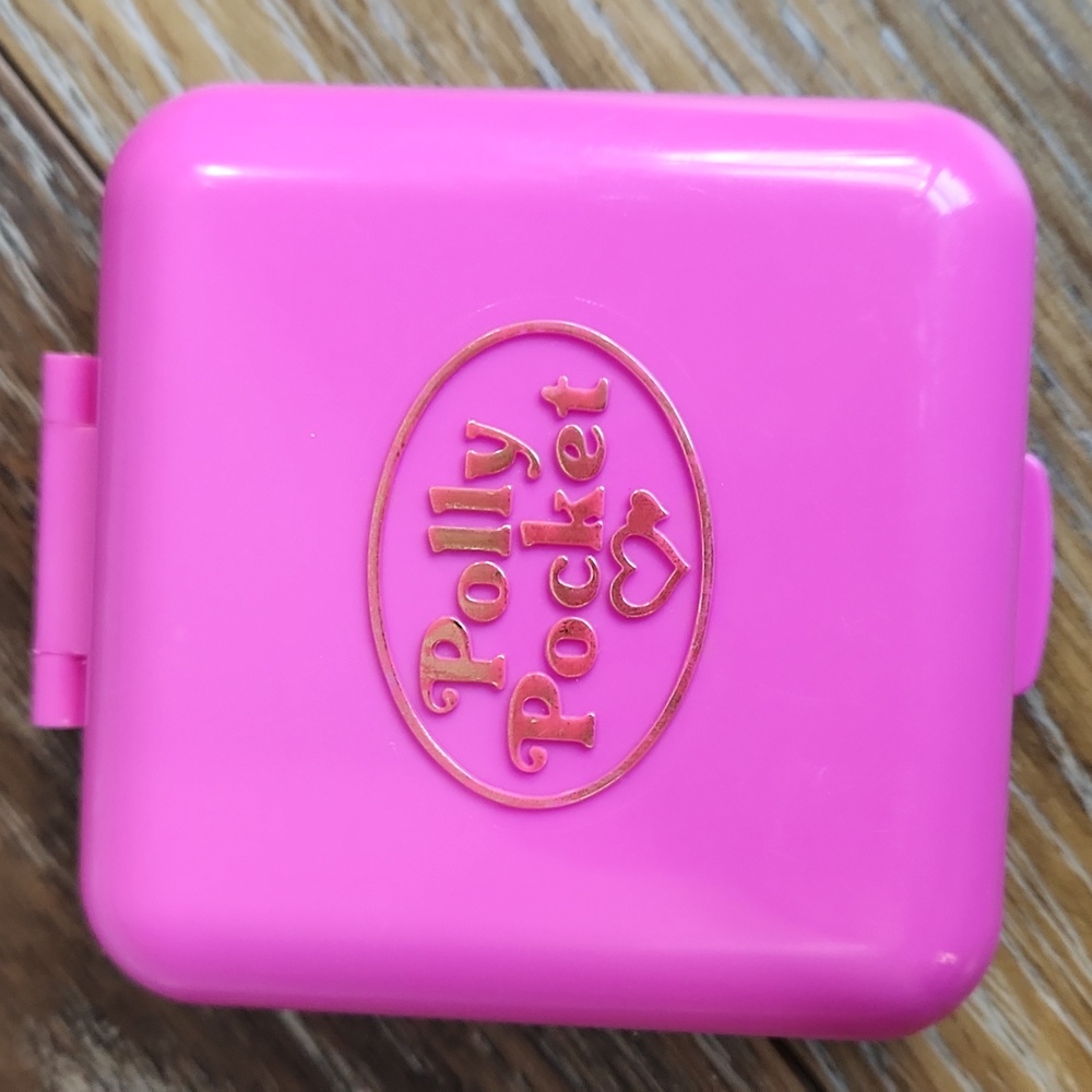 Polly Pocket Wild Zoo World Pink Square Compact Elephant Polar Bear Monkey - Picture 8 of 9
